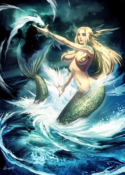 River mermaid